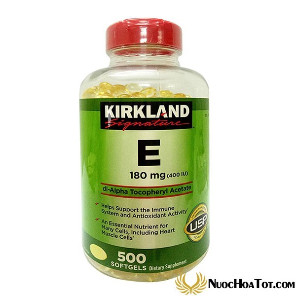Vitamin E Kirkland Signature 500 viên
