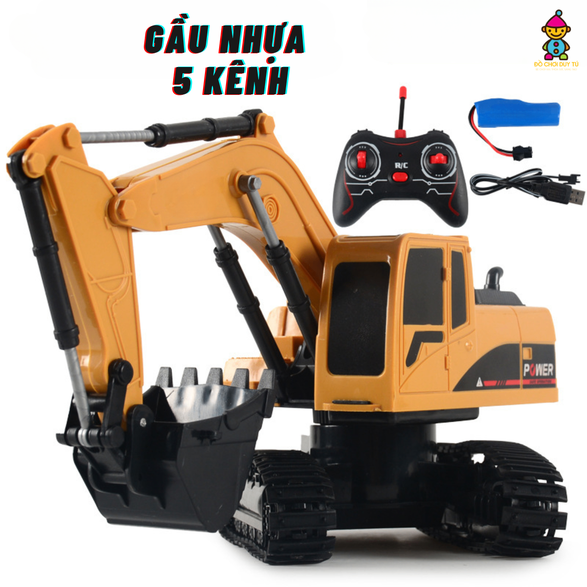 Máy Xúc 5 Kênh Gầu Nhựa