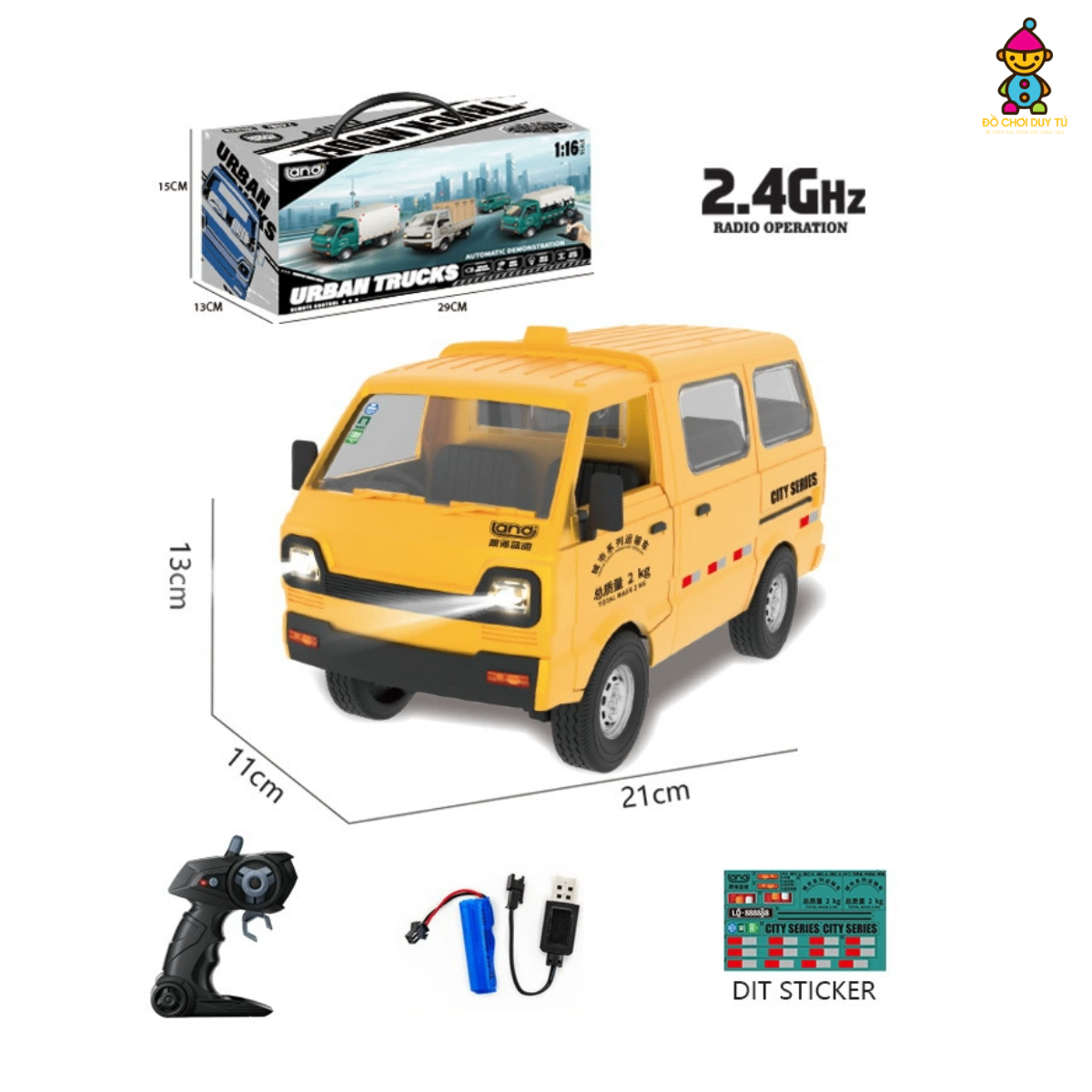 Xe Van 7 Chỗ Vàng