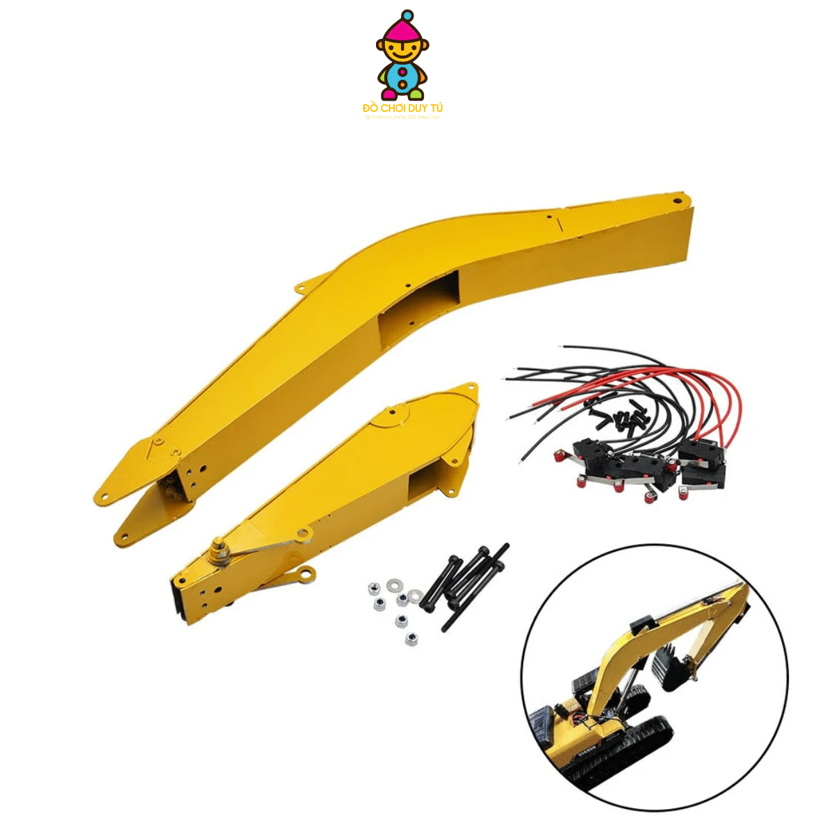 Bộ tay cần kim loại cho HUINA 550 592