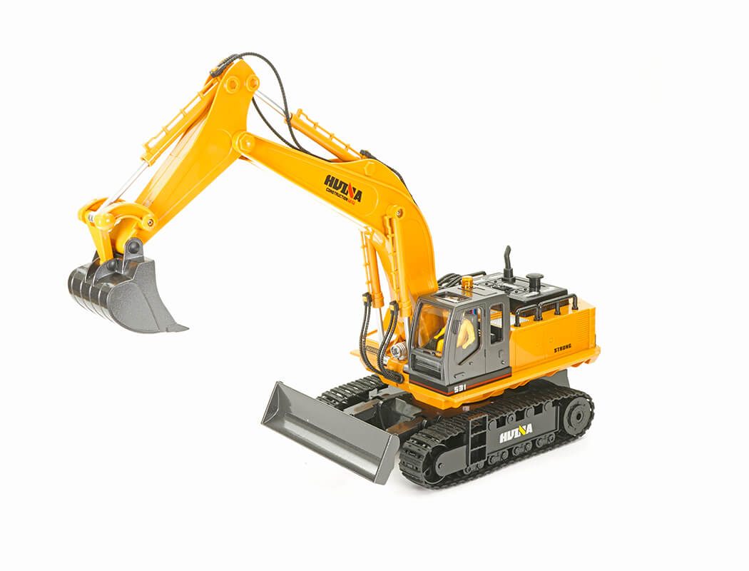 Máy xúc điều khiển HUINA 1531 - 11 Kênh 1:16