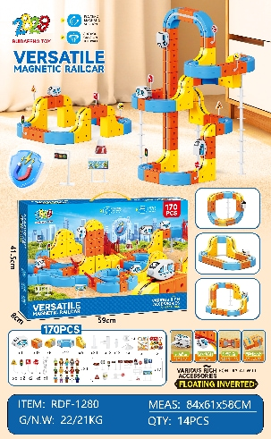 Bộ Tàu Nam Châm 170 Chi Tiết
