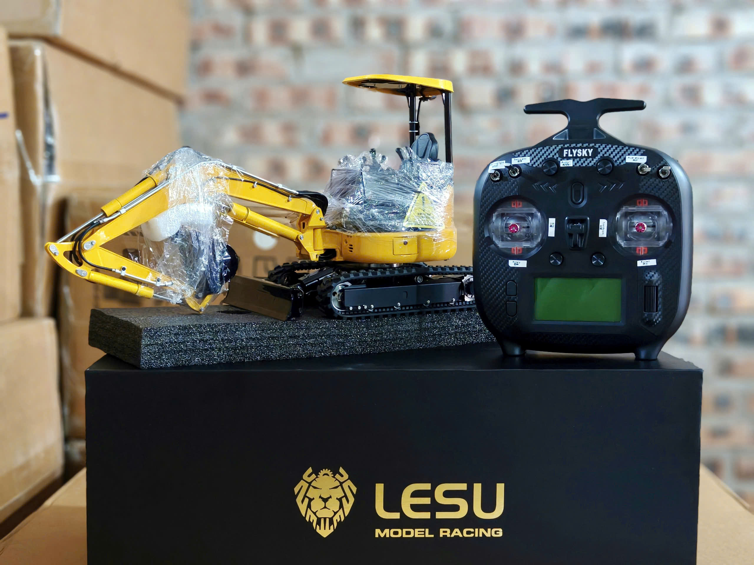 Xe Xúc LESU PC30 1:14 Thuỷ lực, full kim loại