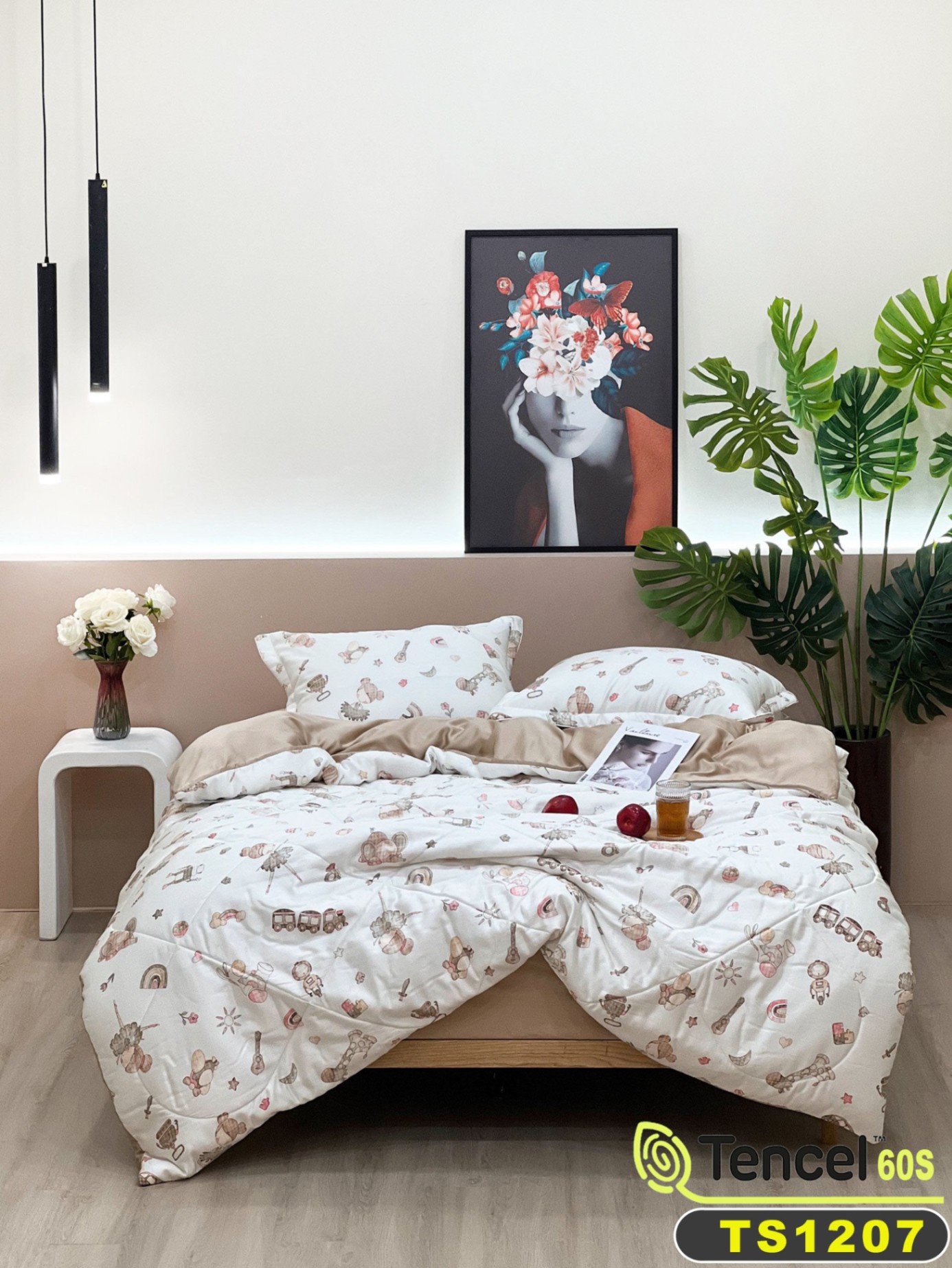 Set lụa tencel 60s trẻ em