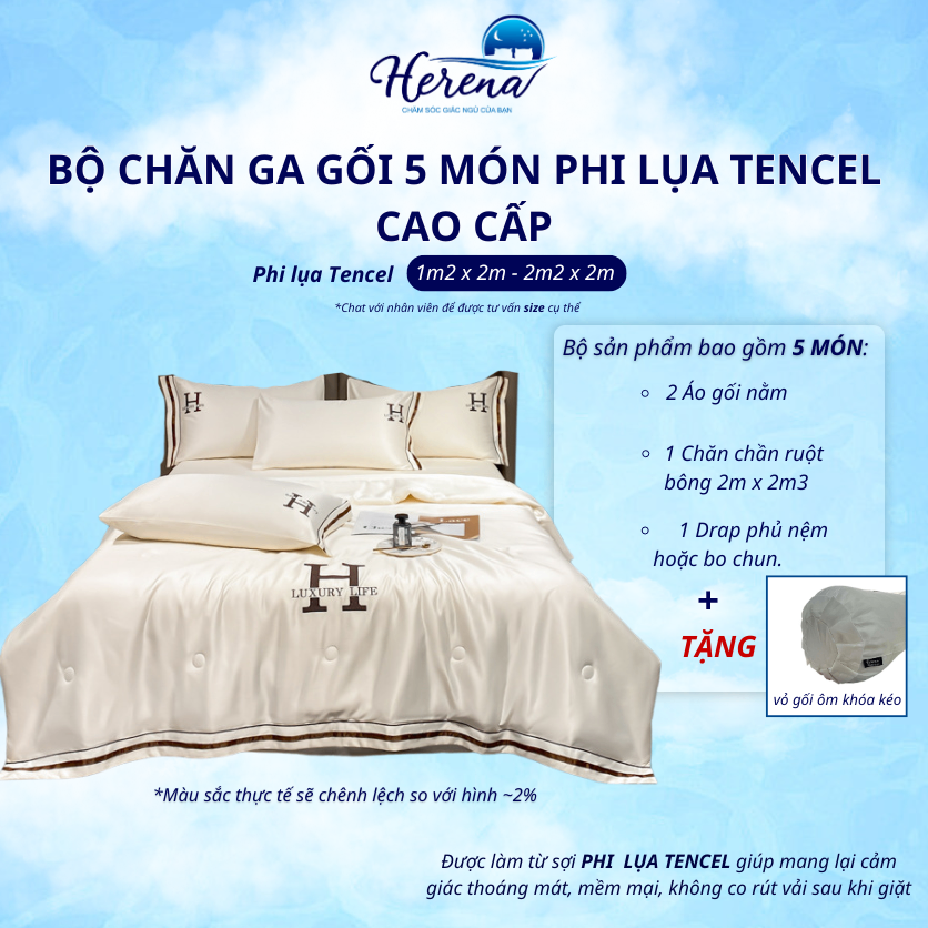 H09-chăn drap gối H