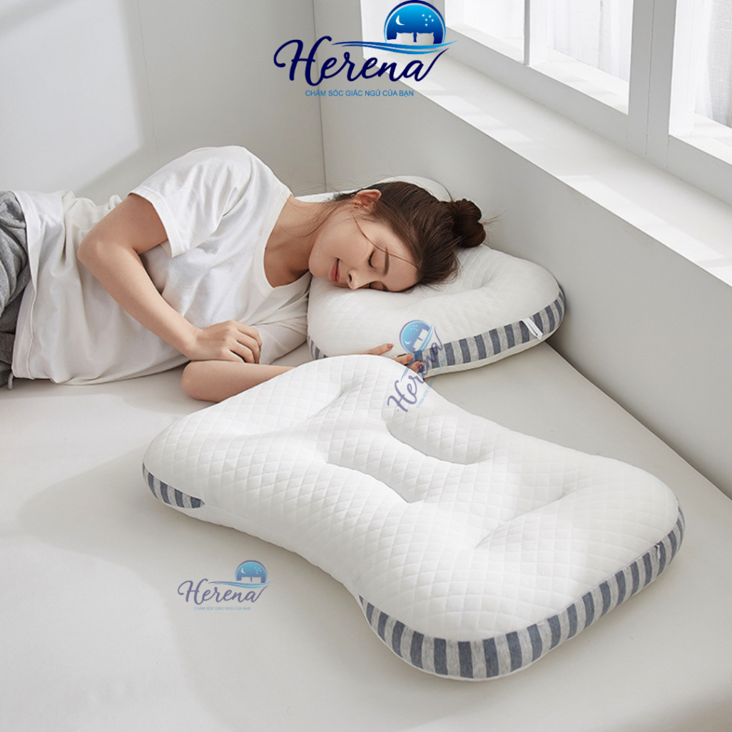 H03-gối xơ đậu nành lông vũ bo