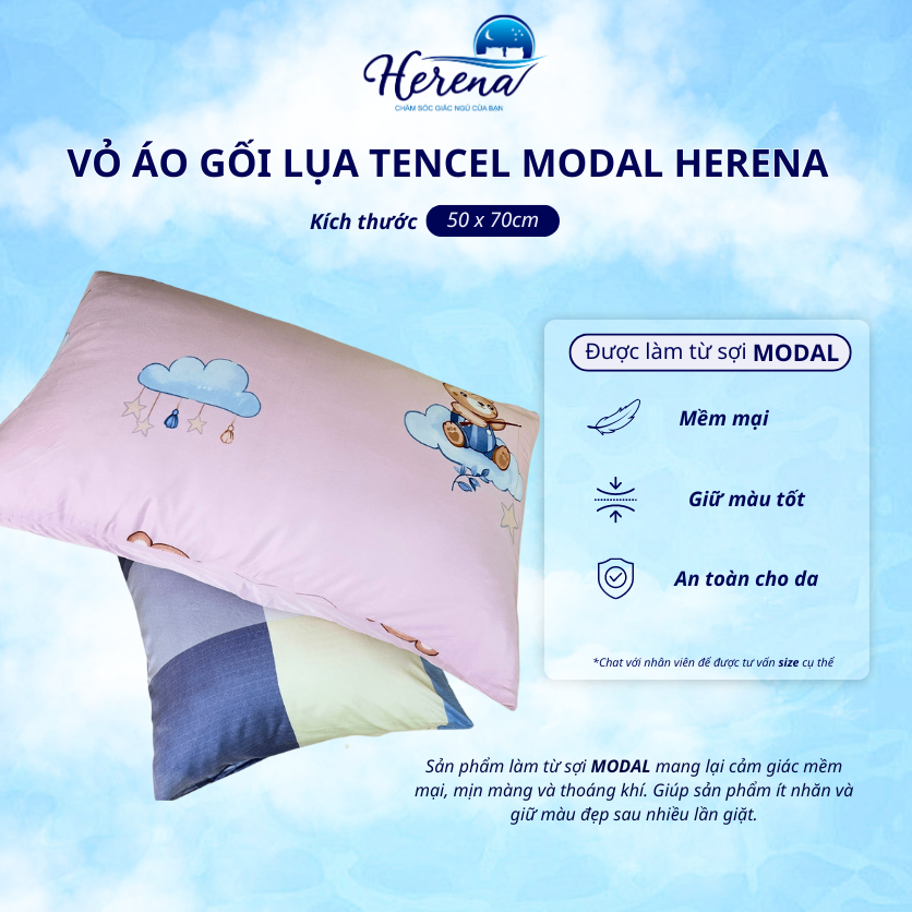 H22 vỏ gối nằm tencel moda