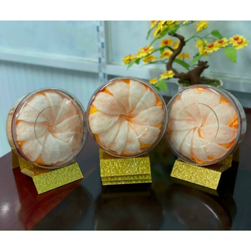 Combo Hộp trưng bày-huyết-tròn 100g thô