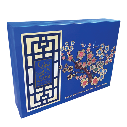 Combo Hộp quà HM2đ-mai xanh