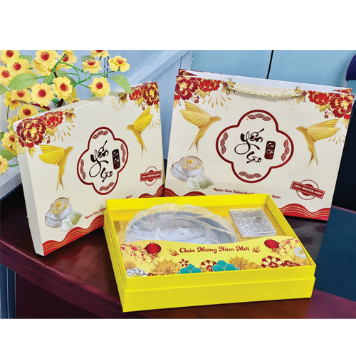 Combo Hộp quà ML-HM 2 đường hoa đỏ