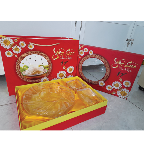 Combo Hộp quà 1HM-đỏ cúc