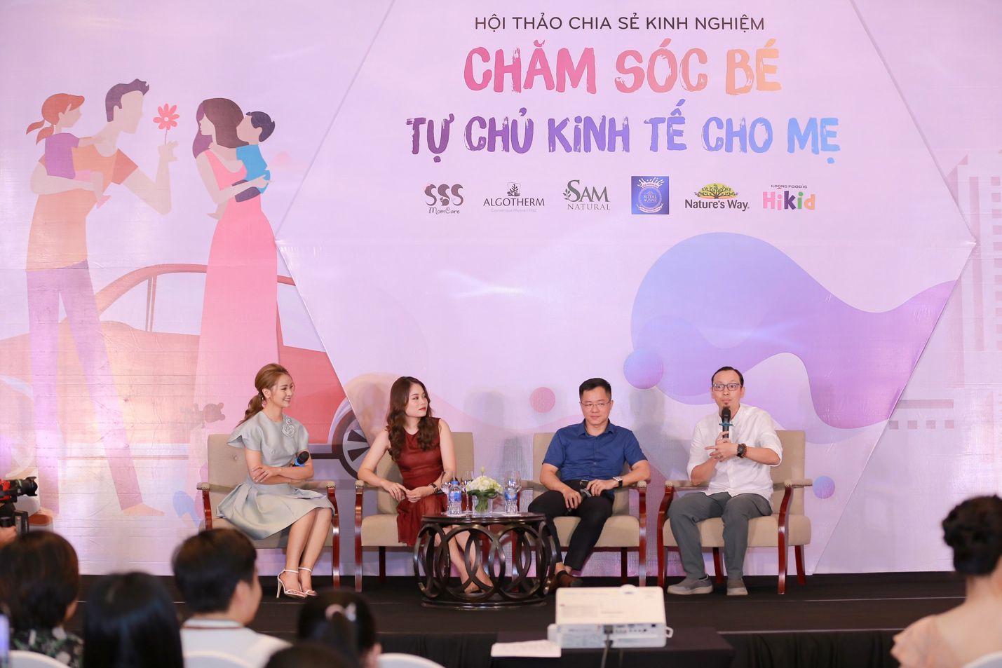 Bộ ba Hằng Túi – Hoàng Cường – Đình Hiệp bật mí bí kíp “chăm con khoẻ, mẹ tự chủ kinh tế”