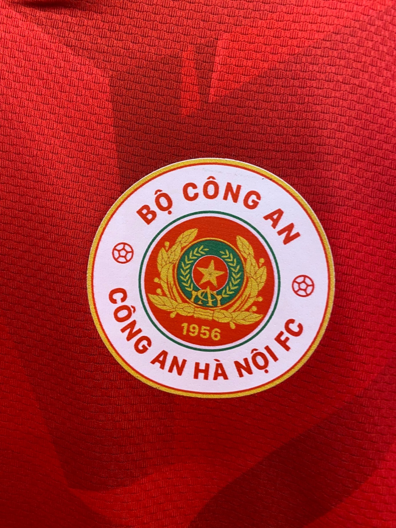 Bộ thi đấu bóng đá CAHN 2024 Đỏ/Đen ̣(Bản Fan)