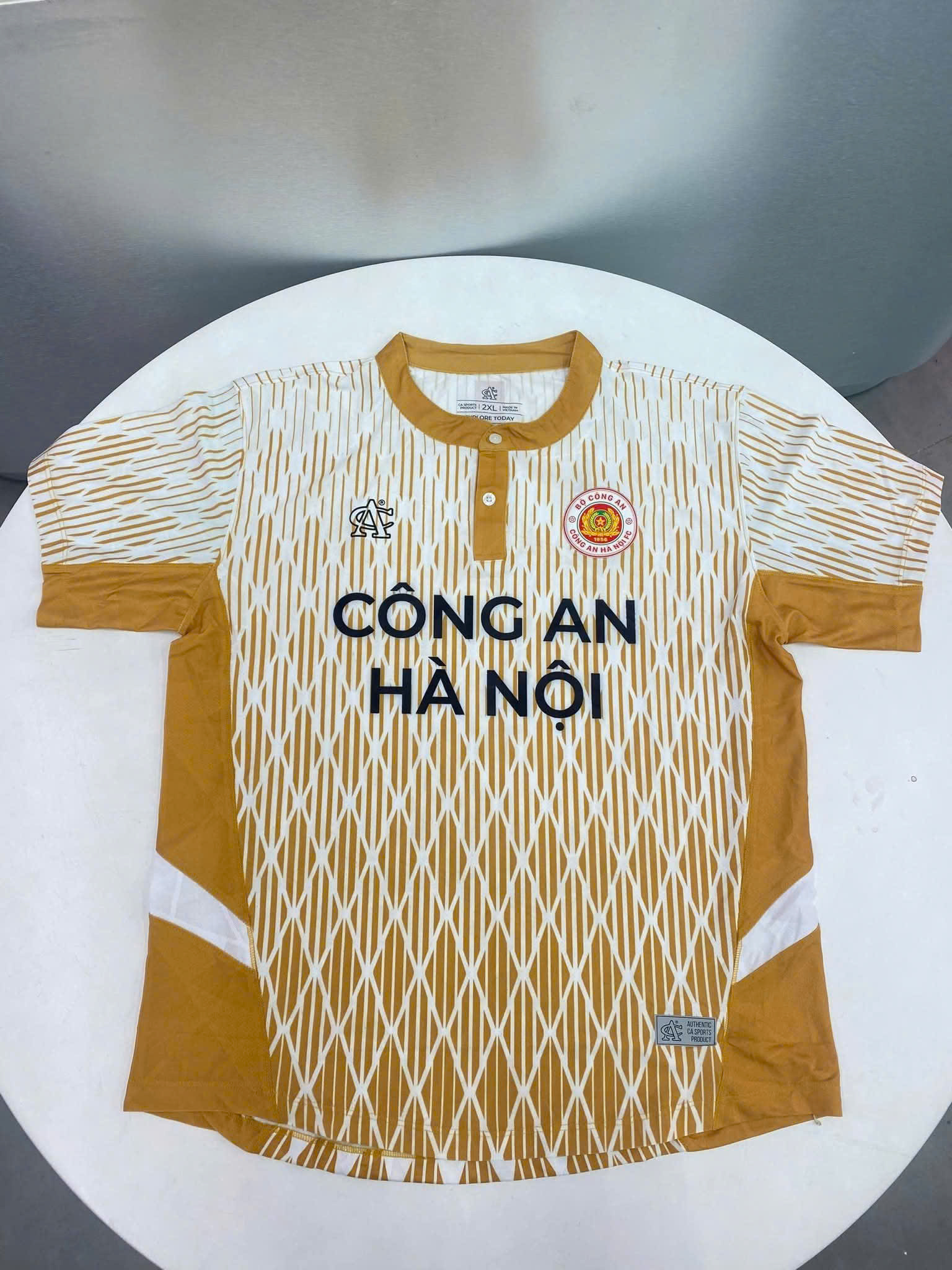 Bộ thi đấu CAHN Cúp Quốc gia màu Vàng/Trắng
