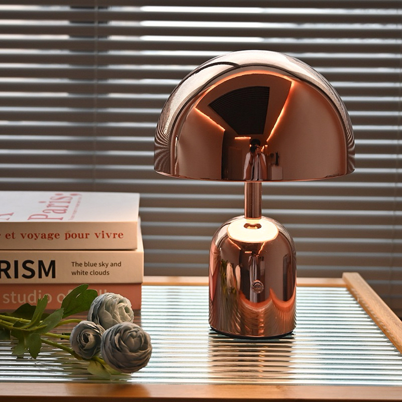 Đèn bàn nấm Mushroom Table Lamp - Màu Rose Gold