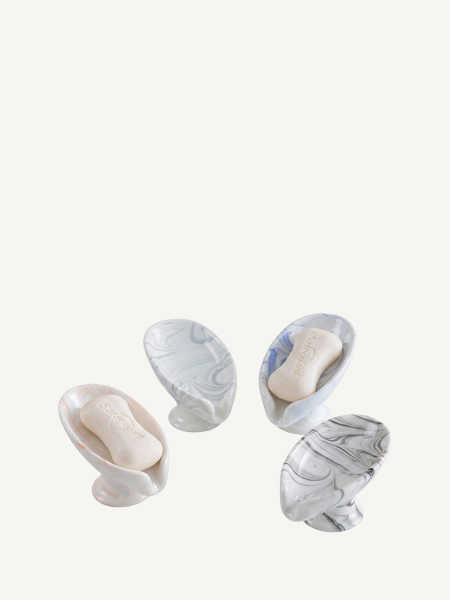 Đĩa đựng xà phòng gốm sứ vân đá Marble