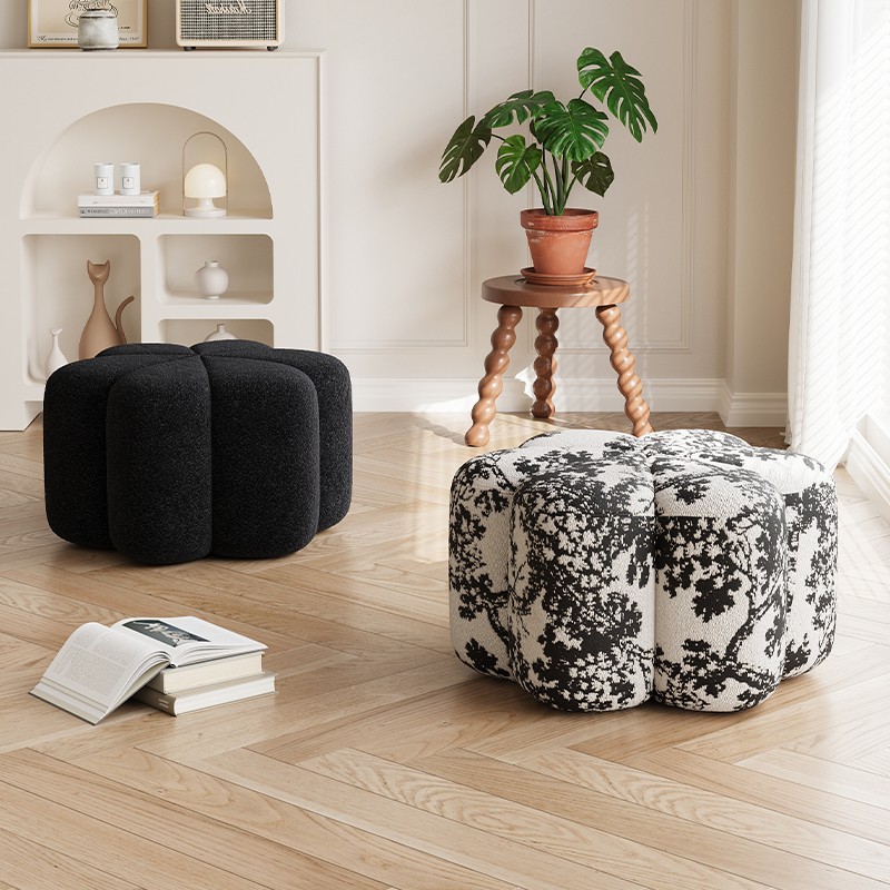 Ghế đôn sofa hình cánh hoa | Flower Shaped Ottoman