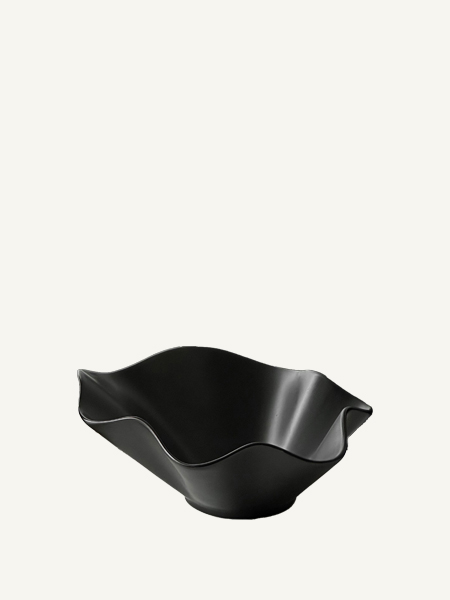 Khay đựng trái cây gốm sứ Wavy Bowl decor