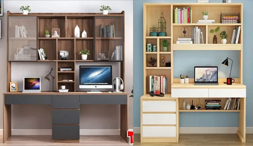 [Update] 10+ mẫu bàn học có kệ sách được ưa chuộng NHẤT