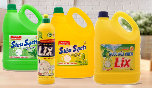 Nước rửa chén Lix