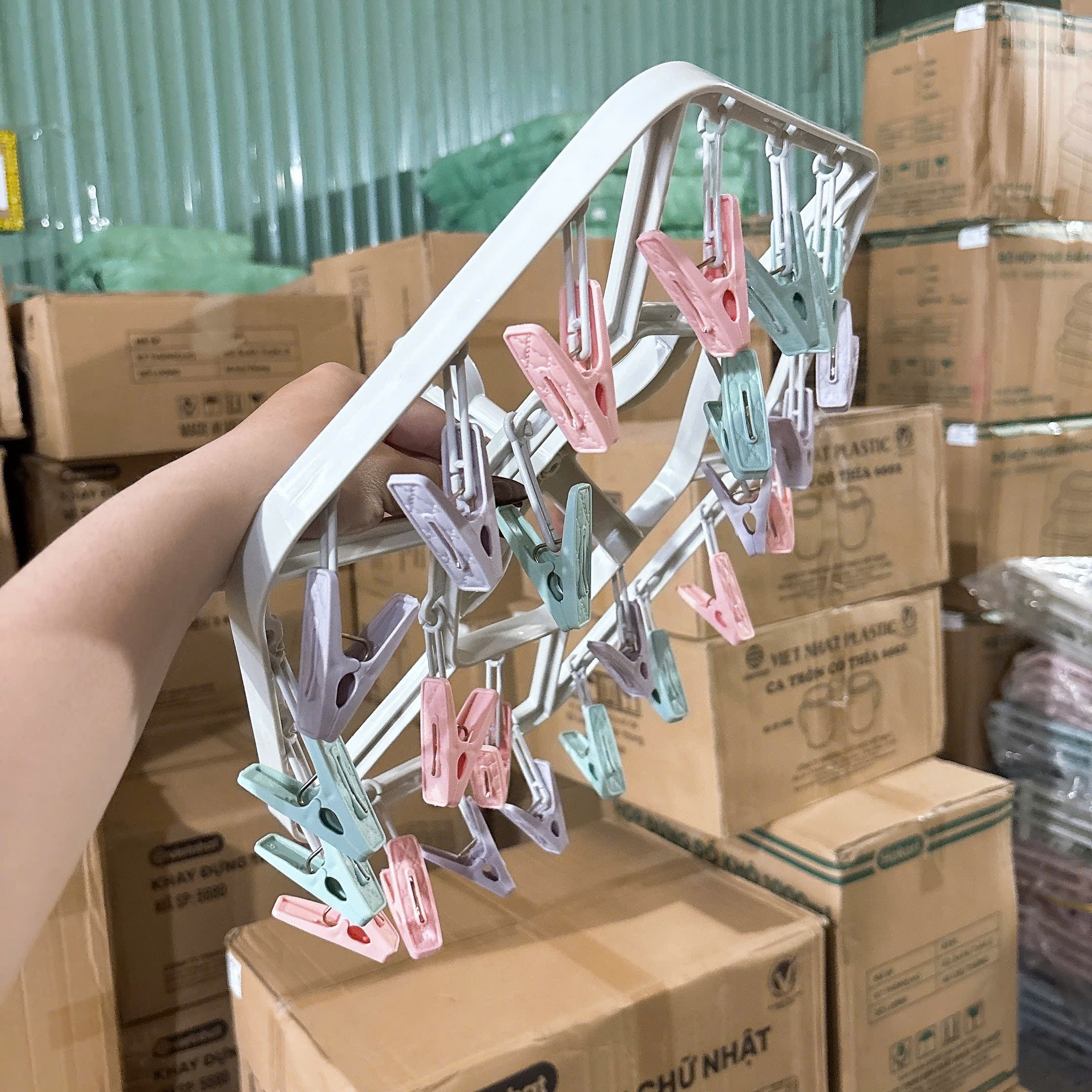 [10] Mắc Dù Lục Lăng Đa Sắc 24 Kẹp 2797