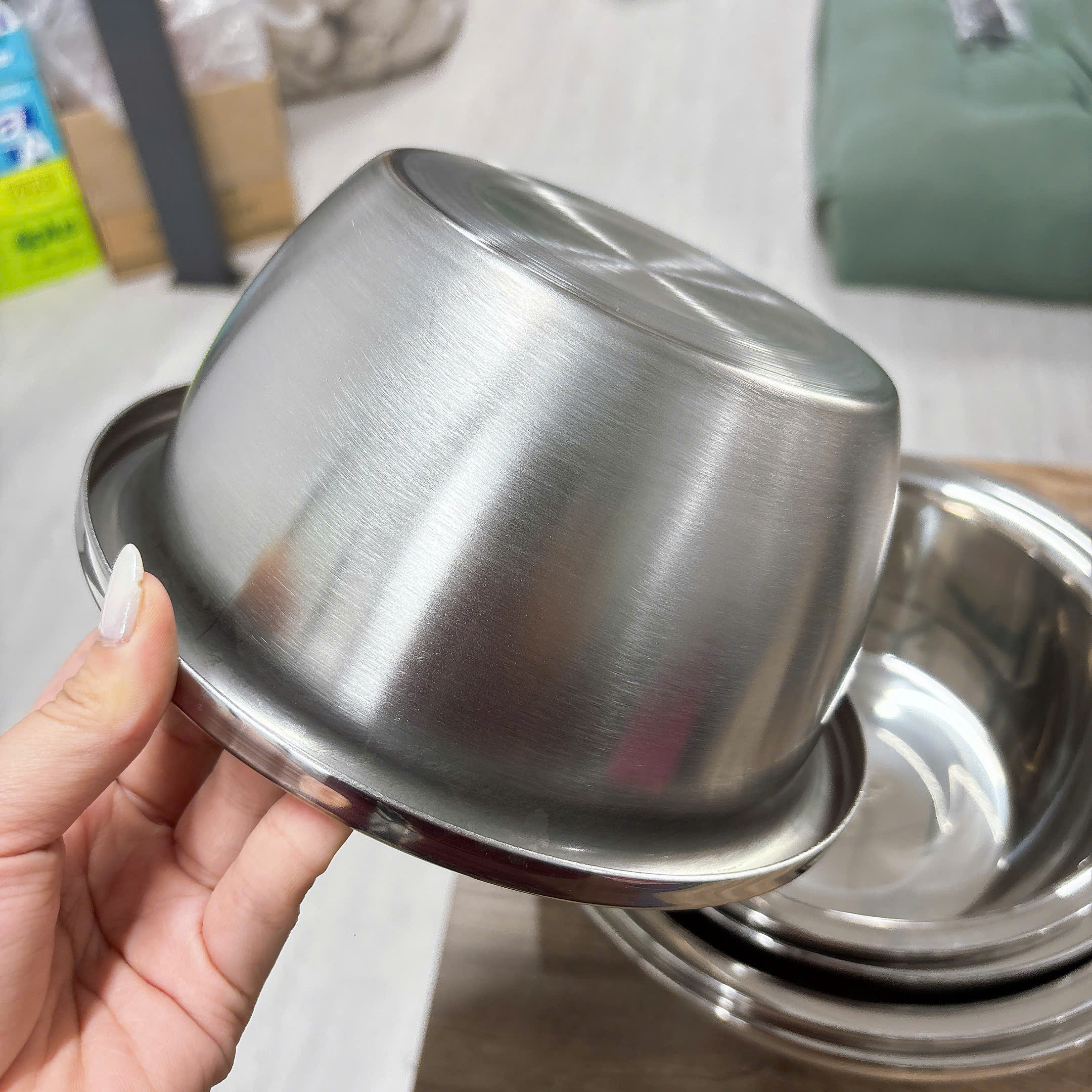 [100] Set 5 Thố Inox