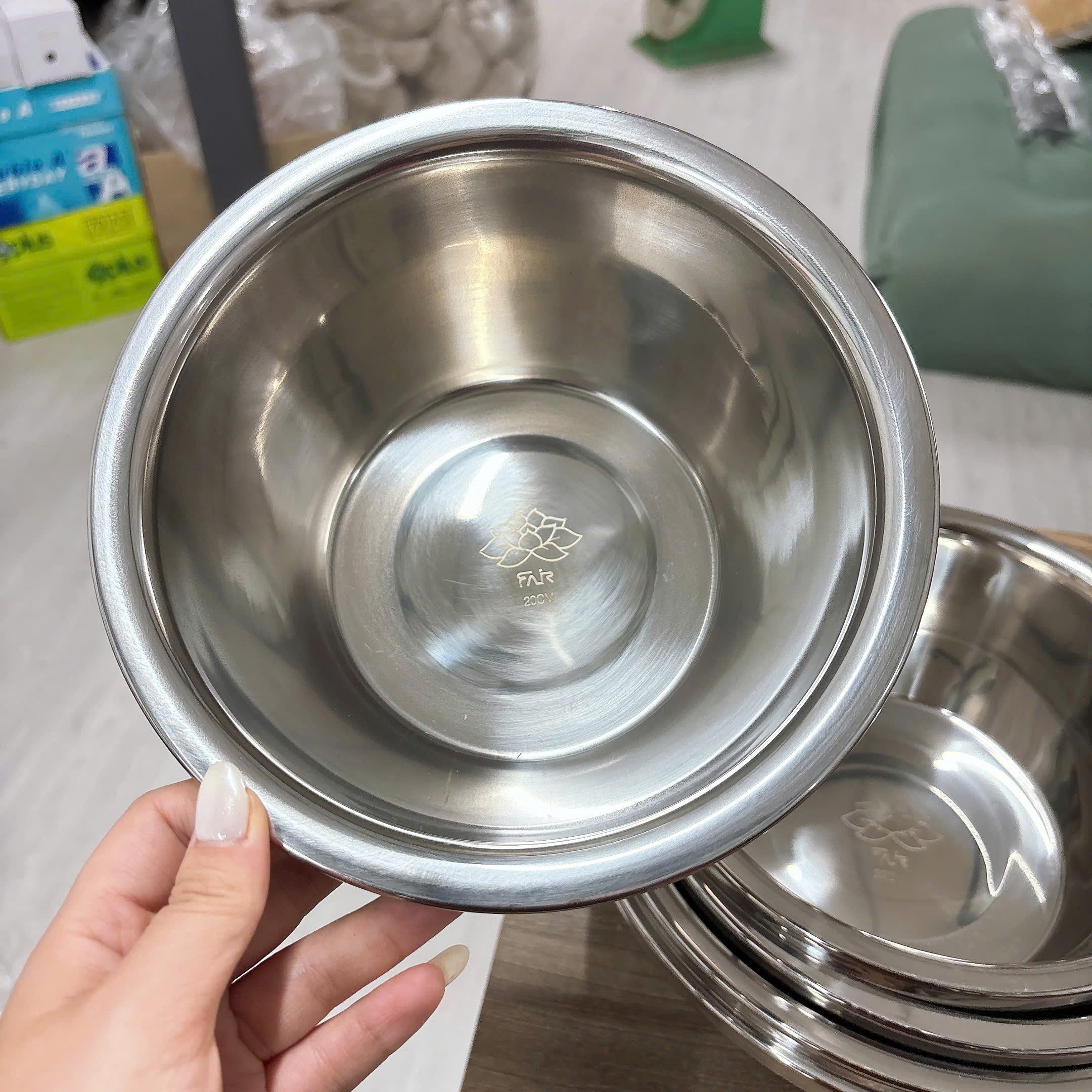 [100] Set 5 Thố Inox