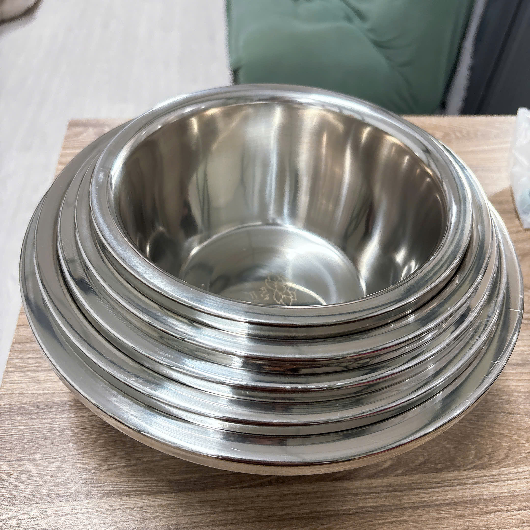 [100] Set 5 Thố Inox