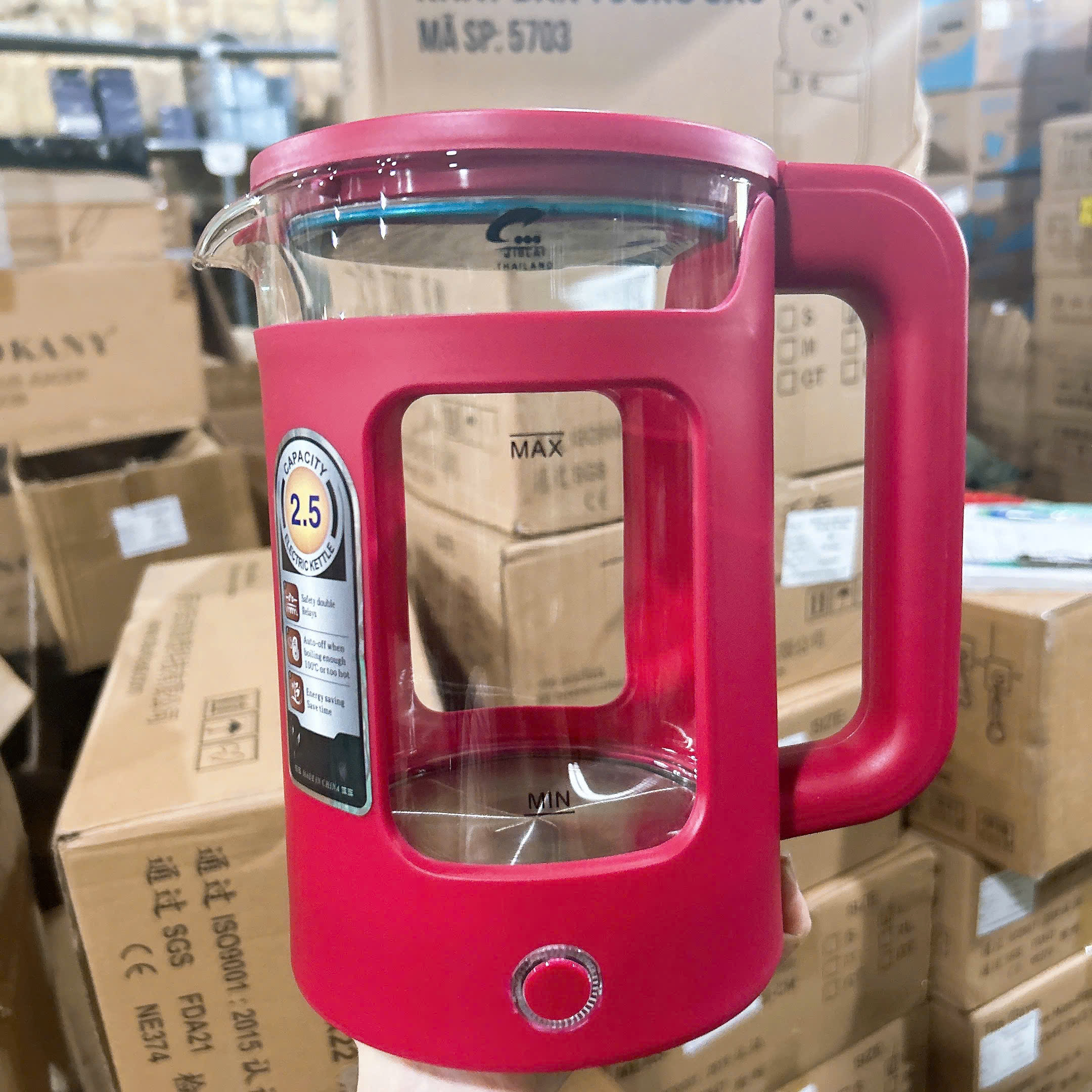 [12] Ấm Siêu Tốc Jiblai 2.5l JL 2024