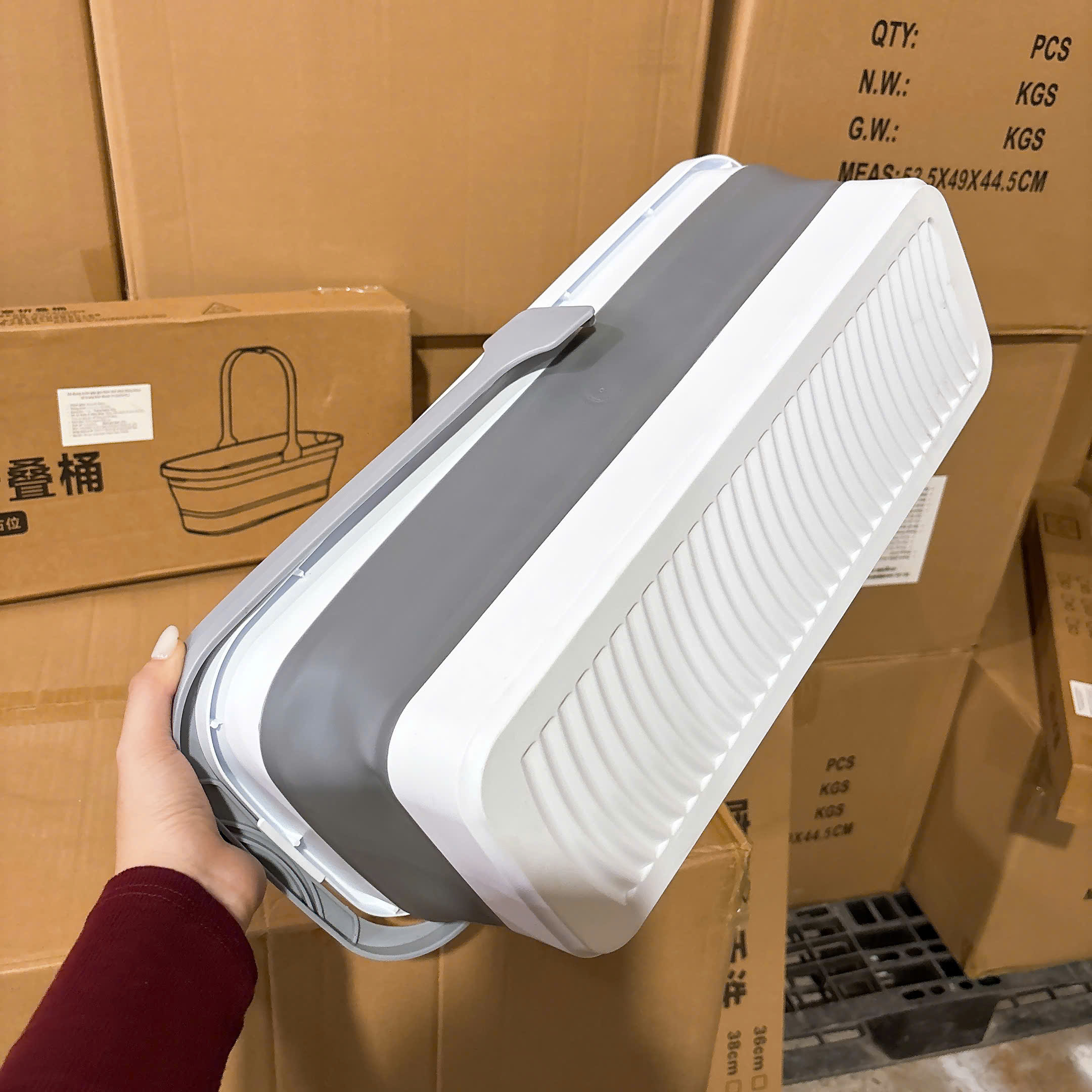 [12] Xô Đựng Nước Gấp Gọn Hình Chữ Nhật XiLi