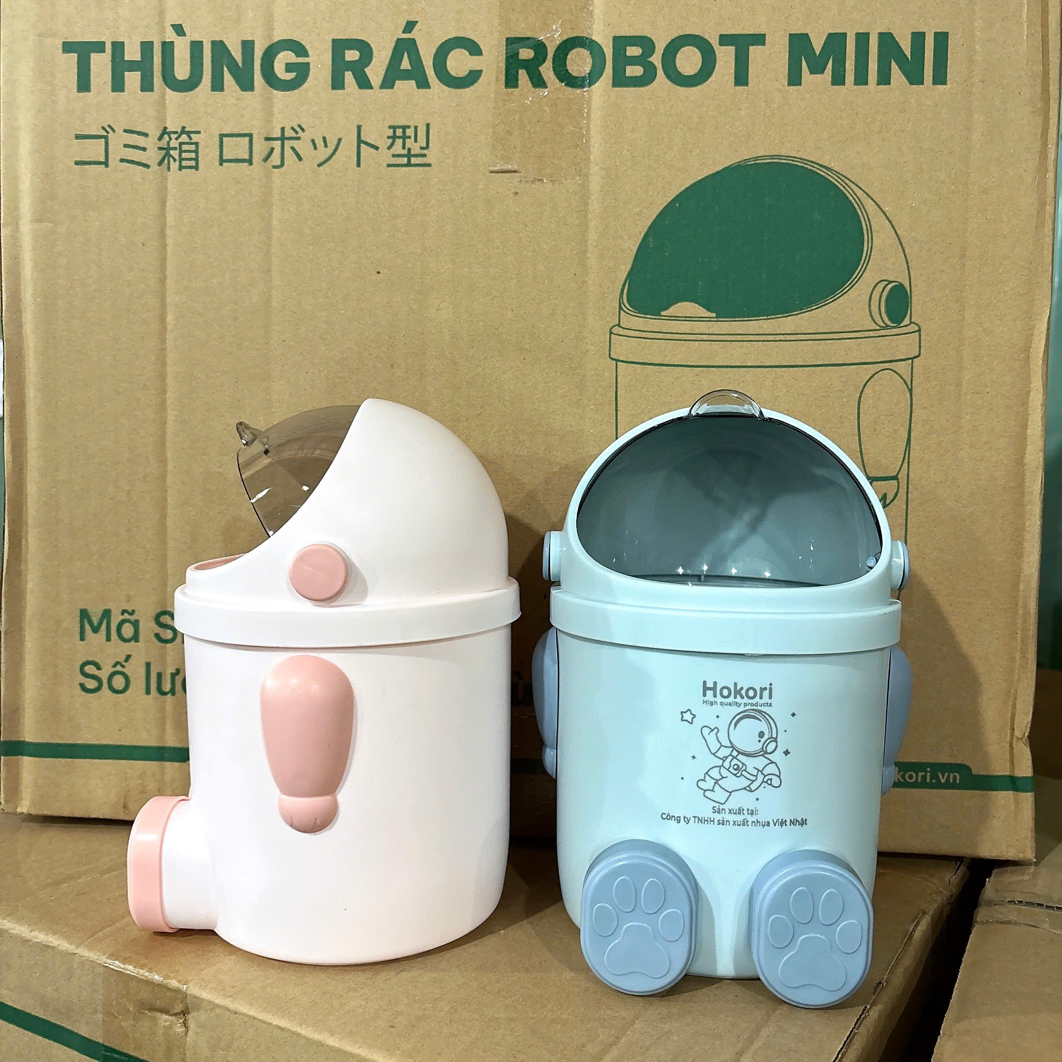 [18] Thùng Rác Robot Mini Hokori 5268