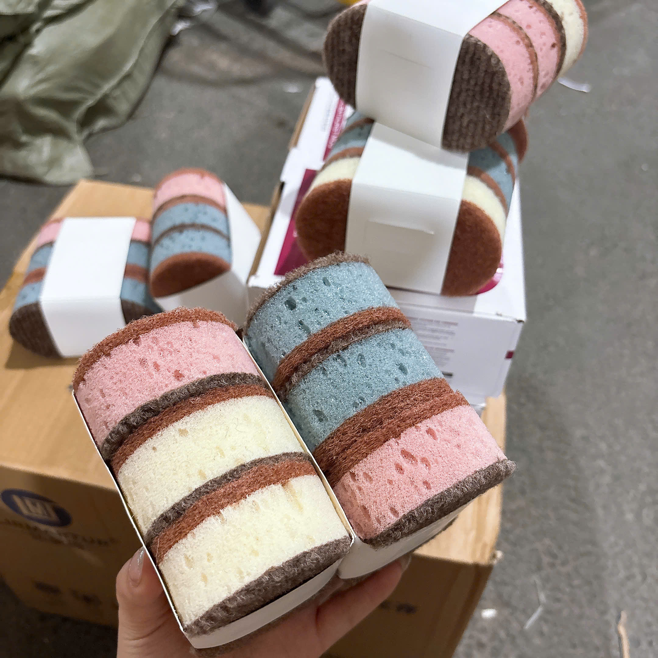 [180] Set 3 Miếng Bọt Biển 2 Mặt