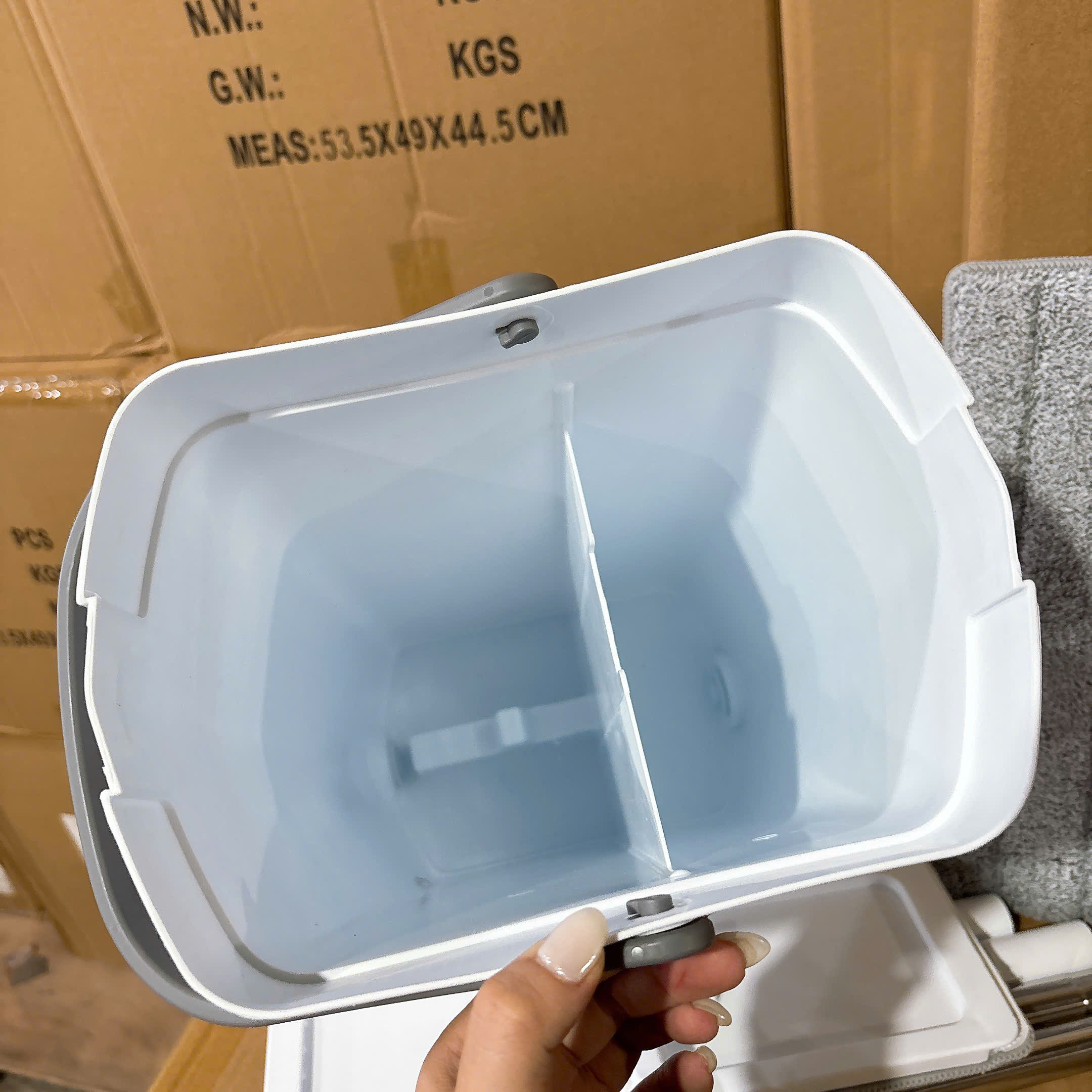 [6] Bộ Cây Lau Nhà Vắt Phẳng Tách Bẩn XiLi G160
