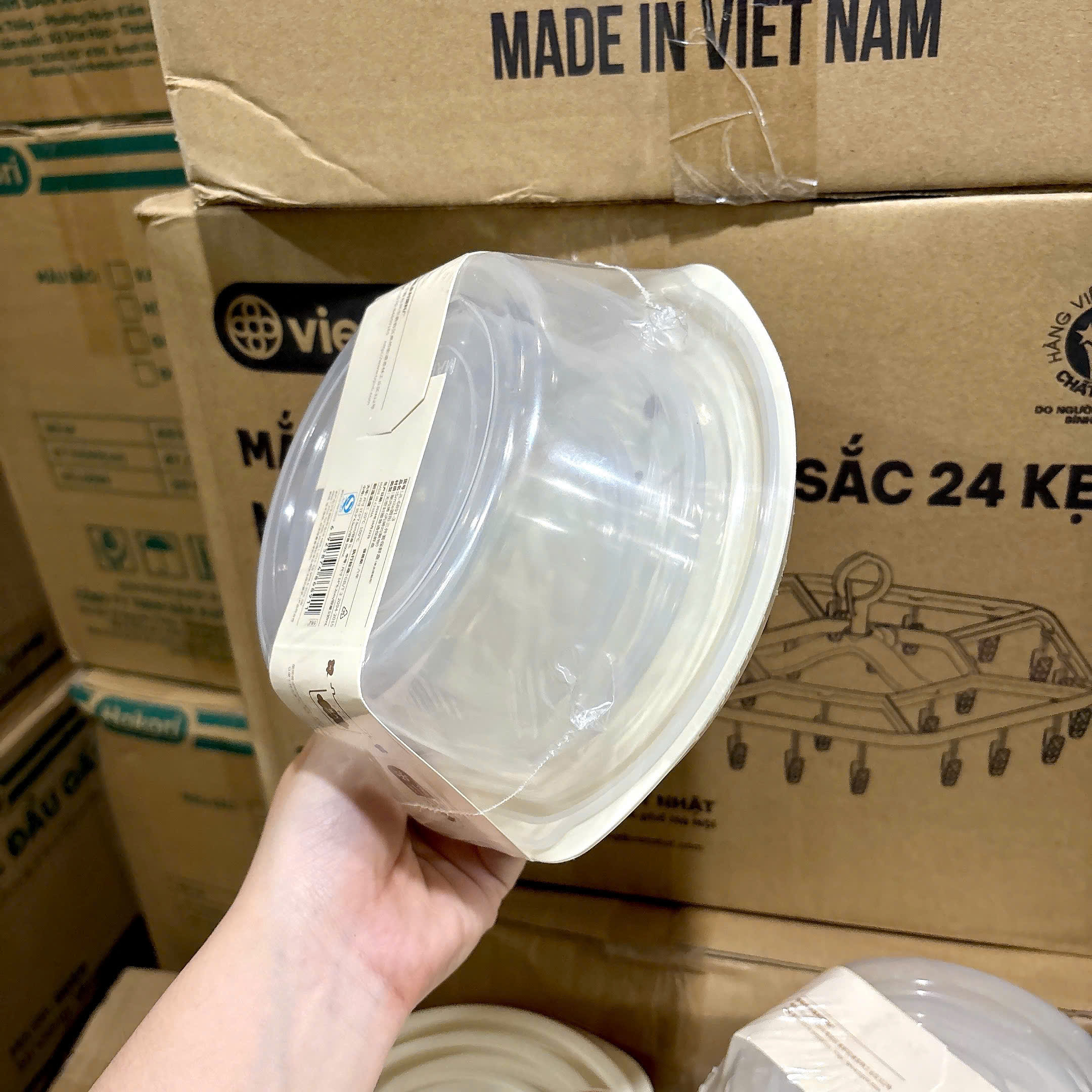 [80] Set 3 Hộp Thực Phẩm Tròn SMILE