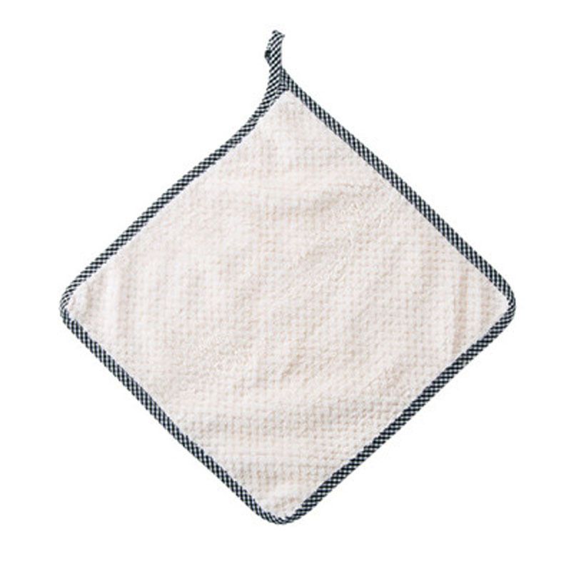 [400] Set 10 Khăn Lau Tay Vải Mềm Viền Caro