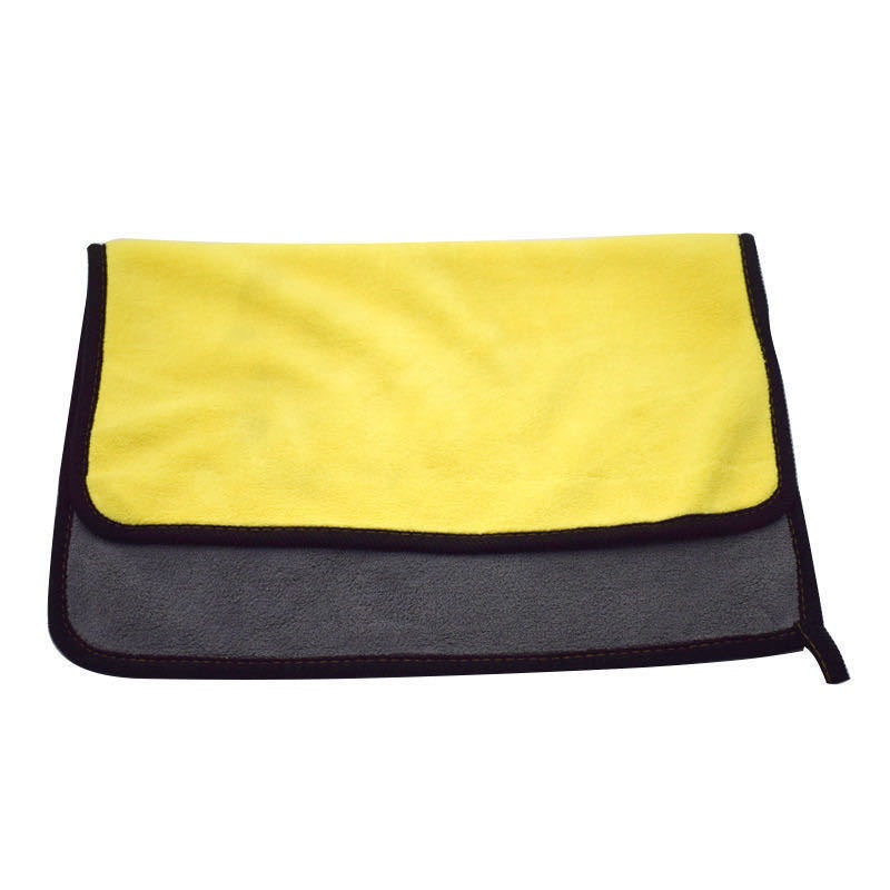 [2000] Khăn Lau Kính Siêu Thấm Hút Vàng 30x30cm TKO