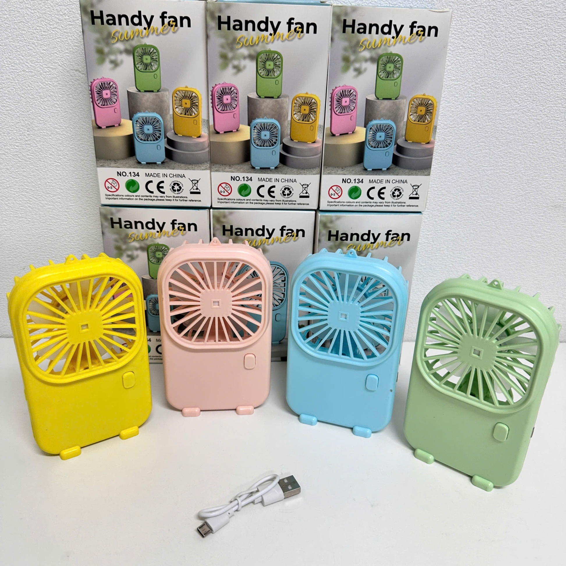 [144] Quạt Cầm Tay Mini Hình Vuông  Handy Fan