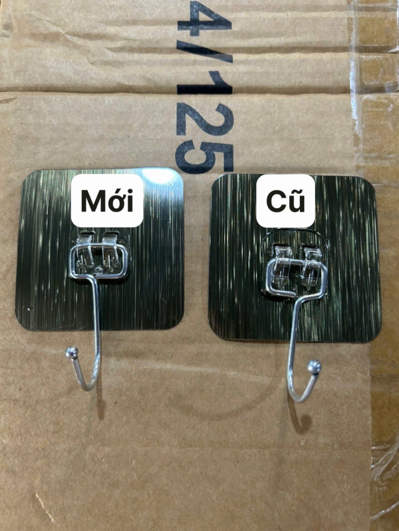 [300] Set 10 Móc Dính Tường Nhôm Inox - Loại Rẻ