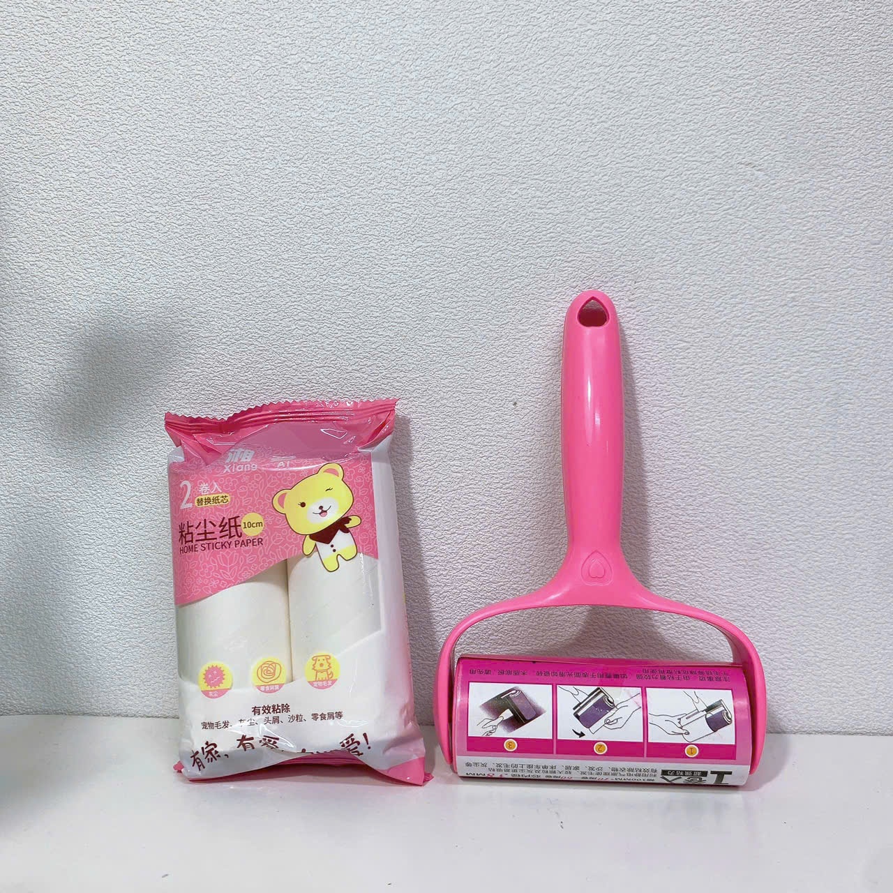 [100] Combo Cây Lăn Bụi Quần + 2 Cuộn Thay