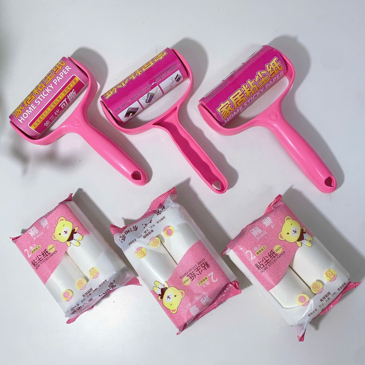 [100] Combo Cây Lăn Bụi Quần + 2 Cuộn Thay