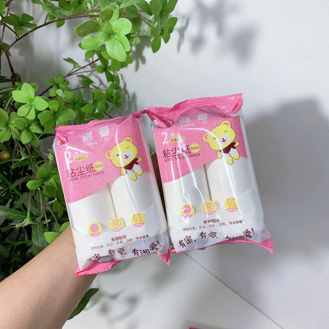 [100] Combo Cây Lăn Bụi Quần + 2 Cuộn Thay