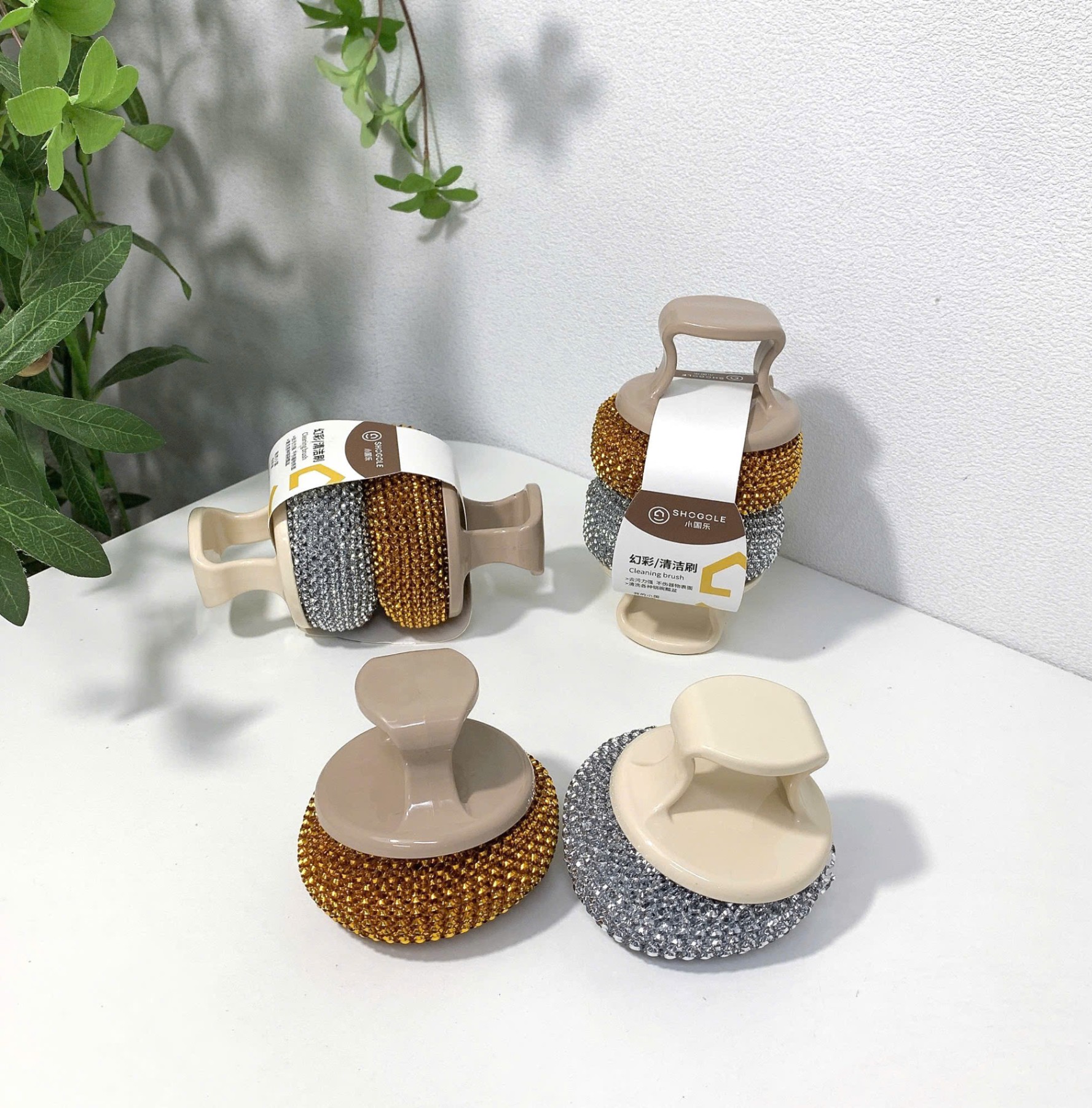 [120] Set 2 Cọ Xoong Nồi 2833