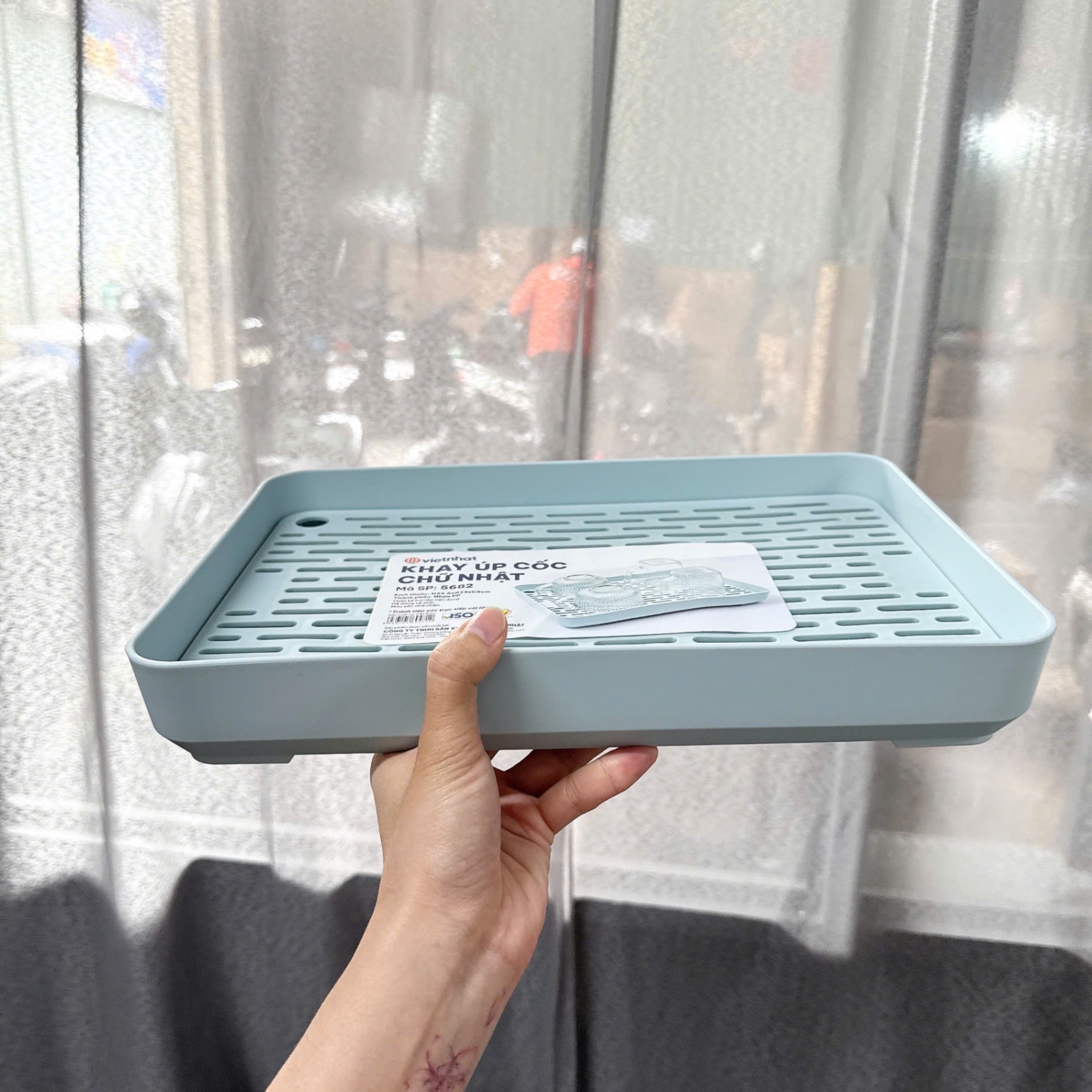 [15] Khay Úp Cốc Chữ Nhật 5682
