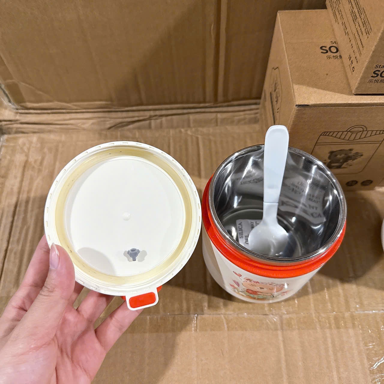 [48] Ca Ủ Cháo SOUP CUP Gấu 530ml NEW