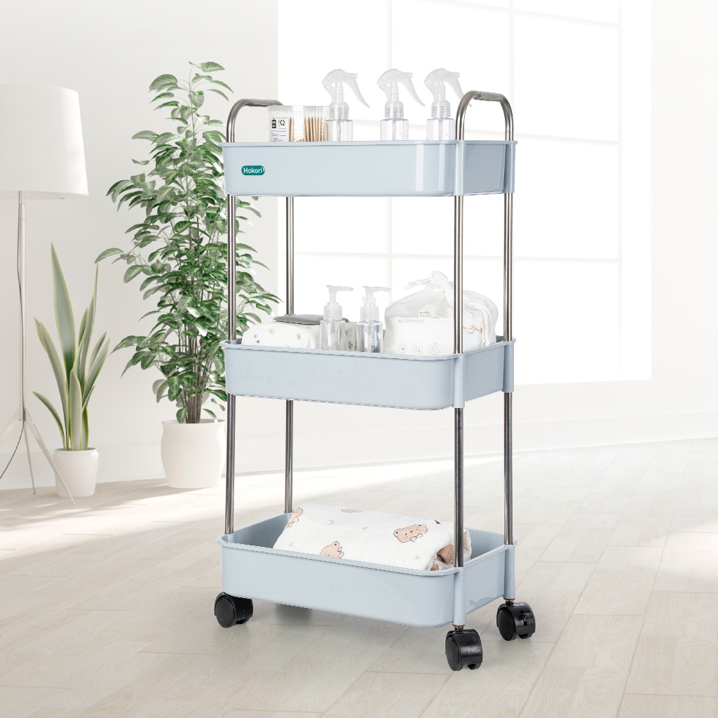 [3] Kệ Chữ Nhật Inox 3T Hokori 5591-3