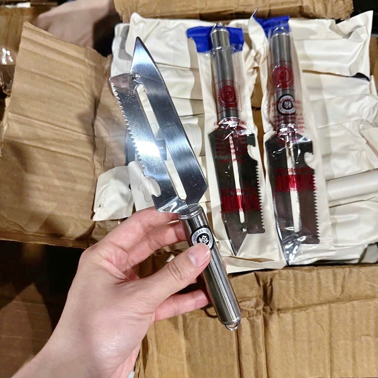 [600] Dao Nạo Inox 168