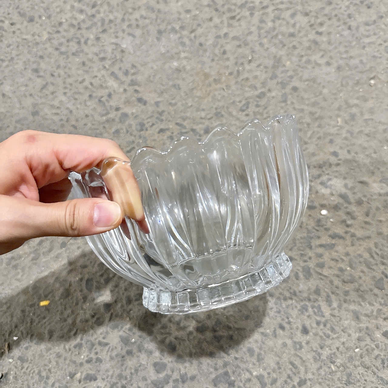 [18] Hũ Mứt Size Đại 16cm Trắng CB3155B