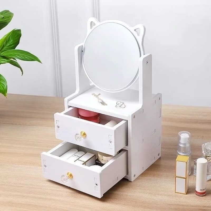[60] Kệ Mỹ Phẩm Gương Mèo NHỎ