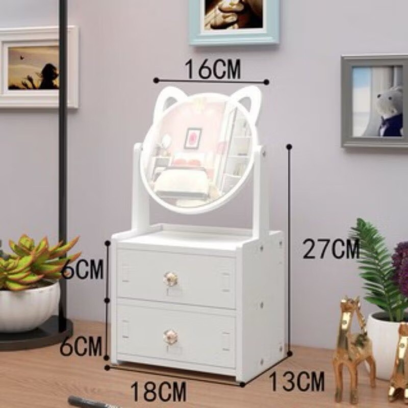 [60] Kệ Mỹ Phẩm Gương Mèo NHỎ
