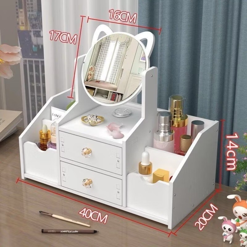 [24] Kệ Mỹ Phẩm Gương Mèo TO